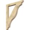 Ekena Millwork Funston Slat Rough Sawn Bracket, Douglas Fir, 4"W x 40"D x 48"H BKT04X40X48FST06RDF - alternate 1